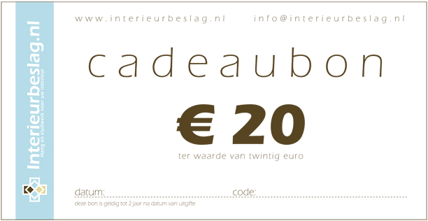 Cadeaubonnen Cadeaubonnen