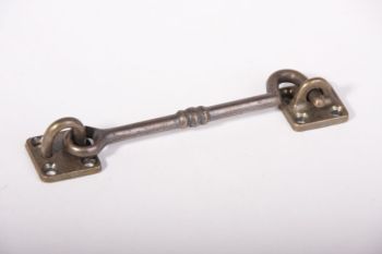 Kajuithaak windhaak brons antiek 100mm (115mm totaal)