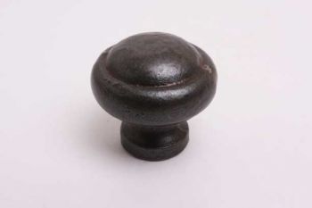 Knop voor keuken of meubel gietijzer roest of tinkleur rond 30mm