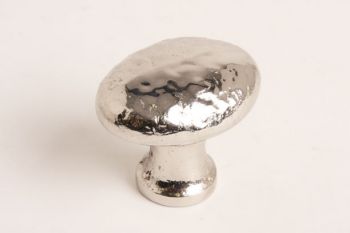 Kastknop ovaal nikkel 51mm robuust