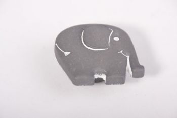 Knopje olifant grijs 45mm nylon