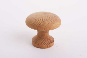 Houten meubelknop grenen rond 44mm voor deurtjes en lades