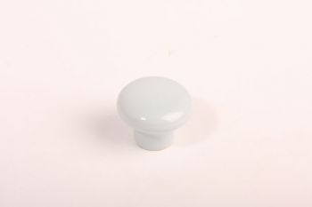 Knop porselein rond baby blauw 25mm