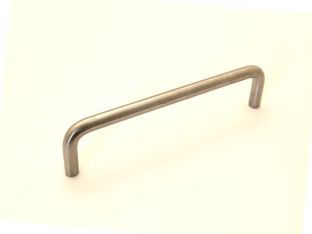 Greep RVS massief 128mm rond 8mm