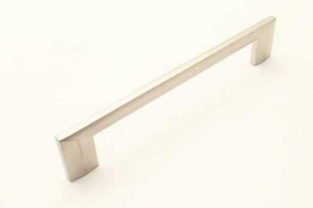 Minimalistische greep mat nikkel 160mm voor moderne keukens