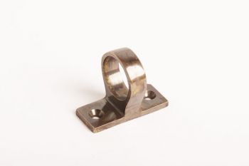 Greep/raamgreep 43mm oog brons antiek