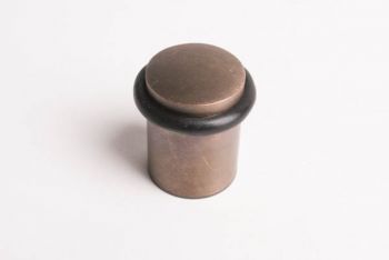 Deurstopper brons antiek voor montage op de vloer 28mm