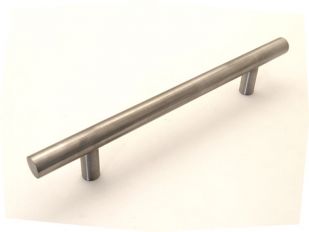 Stangegreep massief RVS 192mm - boormaat 128mm