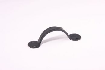 Greep ijzer gesmeed zwart, tinkleur of roest 115mm
