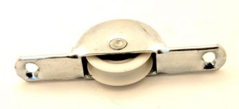 Wieltje 76mm kunststof loopvlak 1234 met groef