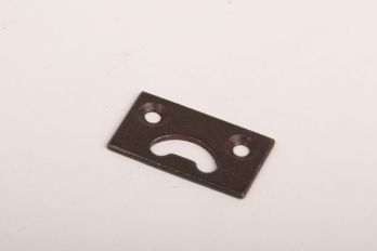 Eindaanslag espagnolet voor half ronde stang Roest per 2 stuks