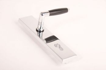 Langschild tonmodel SKG*** cilinder 72mm of 92mm chroom/bakeliet