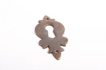 Sleutelplaat klassiek brons antiek 30mm breed