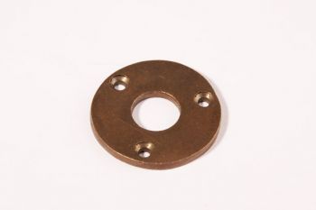 Rozet brons antiek rond 40mm voor deurkruk