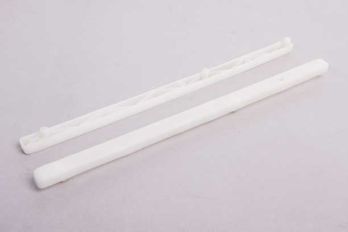 Ladegeleider kunststof wit 350mm x 16mm x 11mm Häfele laderail per paar zs