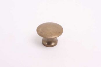 Ronde meubelknop secretaire brons antiek rond 20mm