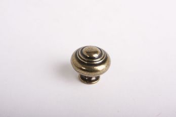 Knop voor meubel en keuken brons antiek rond 25mm (zamac)