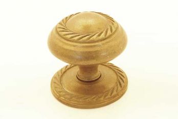 Victoriaanse knop klassiek brons antiek rond 32mm