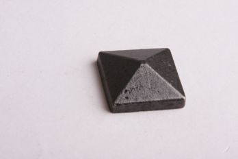 Siernagel vierkant met schroefdraad 25mm roest, zwart of tinkleur