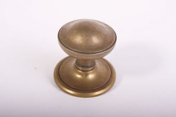 Deurknop voordeur brons antiek rond 73mm