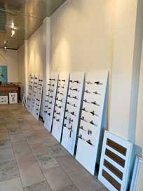 Showroom Interieurbeslag met deurbeslag en deurkrukken